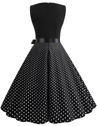 Black Pin Up 50s Dress