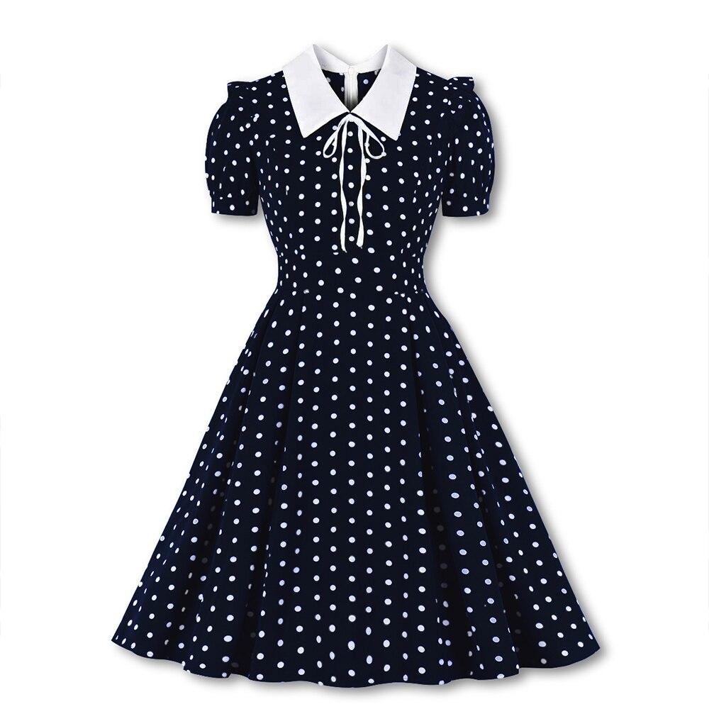 Paris Navy 50s Dress