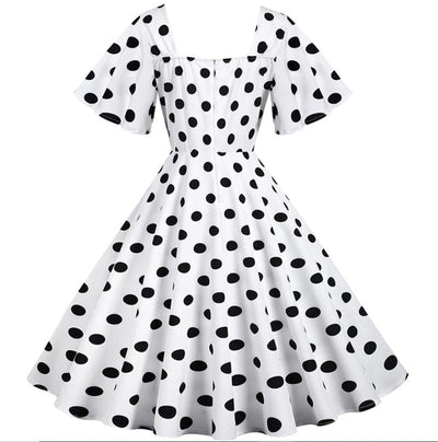 White 50s Dress