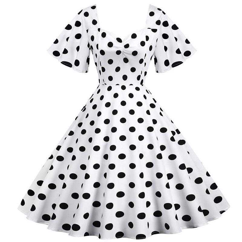 White 50s Dress