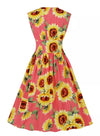 50s Pin Up Dress Beautiful Flowers