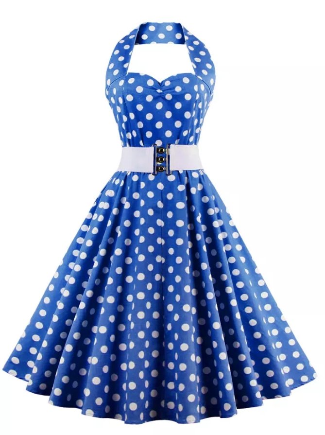 Delicate 50s Pin Up Dress