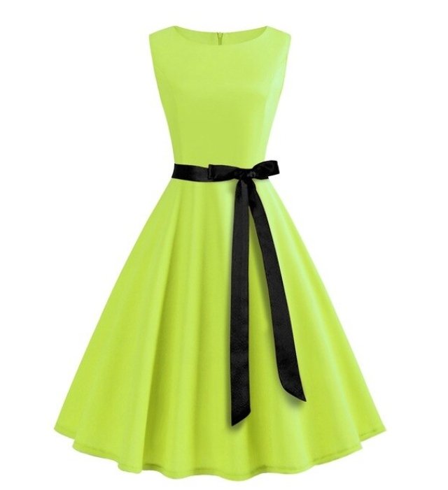 Neon Pin Up 50s Dress