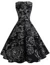 Black Pin Up 50s Dress