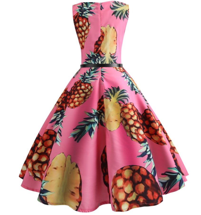 50s Pin Up Pink Dress