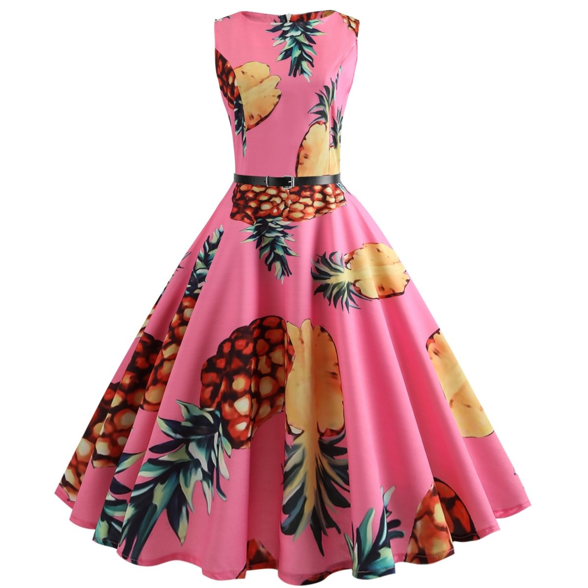 50s Pin Up Pink Dress