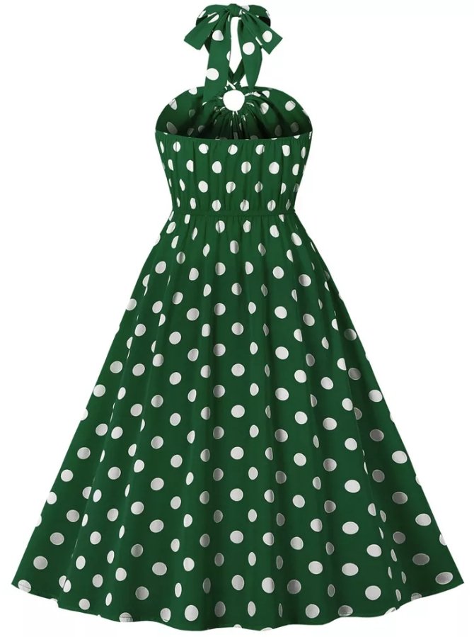 Apple Green 50s Pin Up Dress
