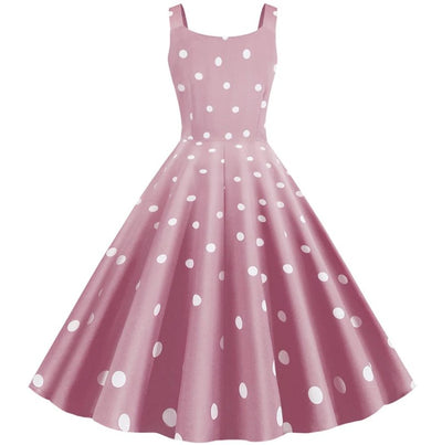 50s Pin Up Pink Dress