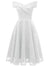 50s Wedding Dress White