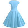 50s Wedding Dress Blue