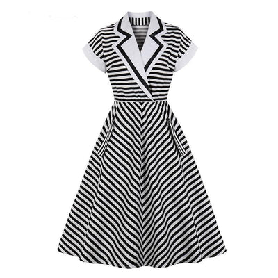 50s Striped Dress