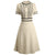 Chic 60s Dress Beige