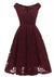 60s Burgundy Evening Dress