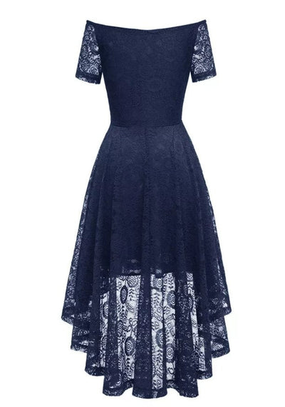 60s Navy Evening Dress