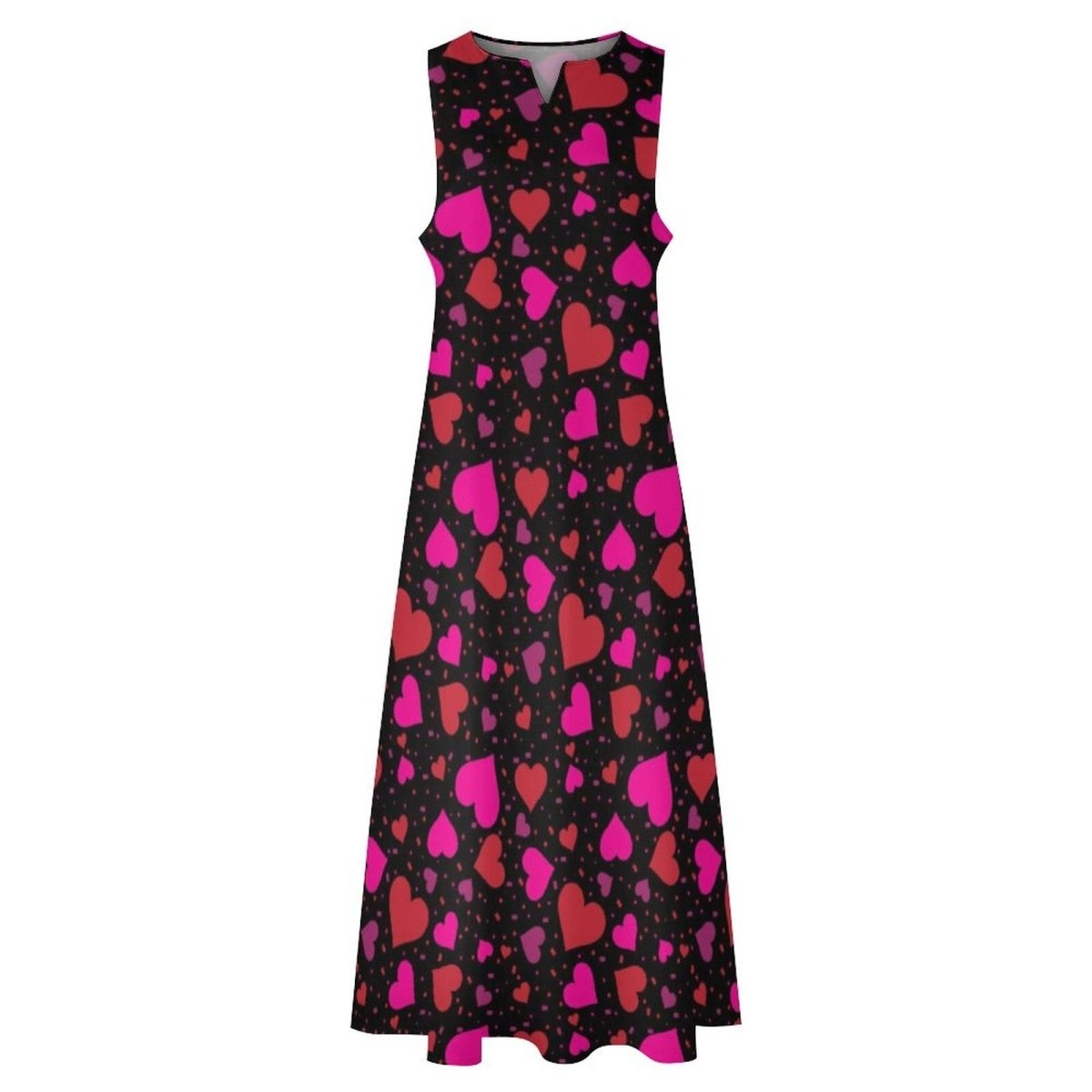 Chic Heart 70s Dress