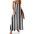 Women's Black And White 70s Dress