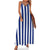 Women's Striped 70s Dress