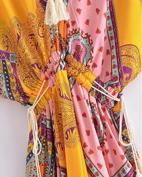 70s Short Sleeve Dress