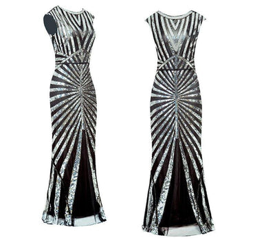 20s Dress Silver