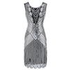 Plus Size Silver 20s Dress