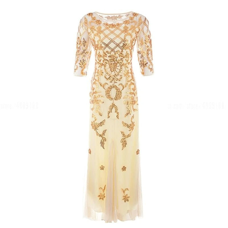 Vintage Ivory 20s Dress