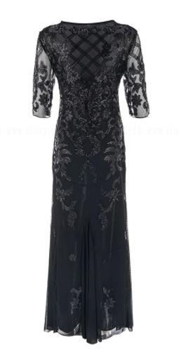 Vintage Black 20s Dress