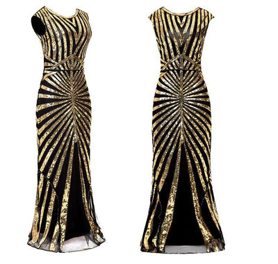 20s Dress Gold