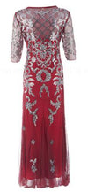 Vintage Red 20s Dress