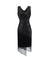 20&#39;er Vintage Plus Size sort kjole