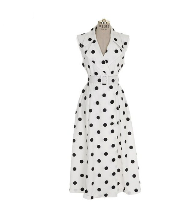 40s Polka Dot Dress