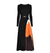 Black Asymmetrical 40s Dress