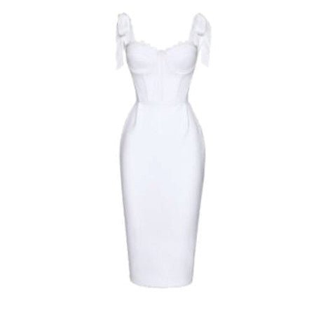 White 40s Dress