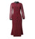 Women's 40s Dress Burgundy