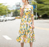 40s Fruit Print Dress