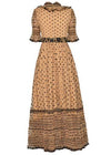 40s Yellow Polka Dot Dress