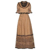 40s Yellow Polka Dot Dress