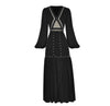 40s Black Beaded Dress