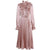 40s Pink Pleated Dress