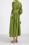 40s Dress Green Buttons