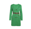 40s Dress Green Pockets