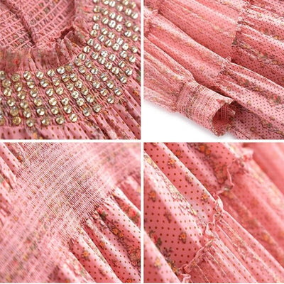 Vintage Pale Pink 40s Dress