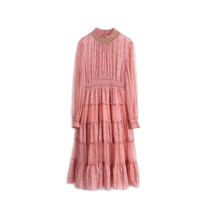 Vintage Pale Pink 40s Dress
