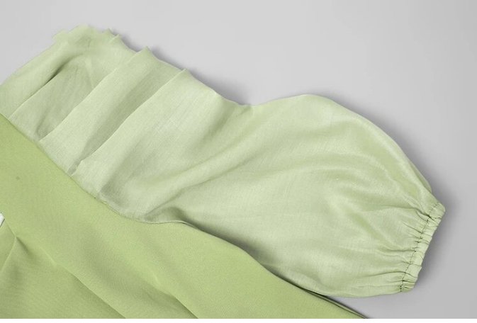 40s Vintage Pale Green Dress