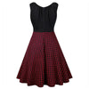 Red And Black 50s 60s Dress