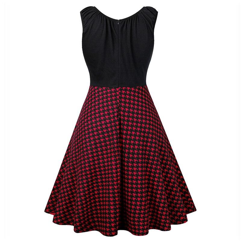 Red And Black 50s 60s Dress