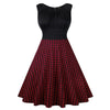 Red And Black 50s 60s Dress