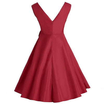 Red 50s Chic Dress