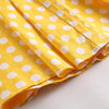 50s Yellow Polka Dot Dress