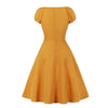 Yellow Dots 50s Dress