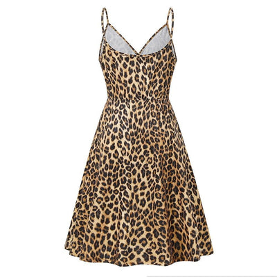 Leopard 50s Dress